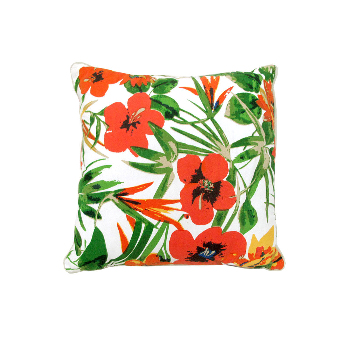 J.elliot Kalani Floral Filled Cushion 43 x 43 cm - Colorful Tropical Design - SuperSaverAU - view 1