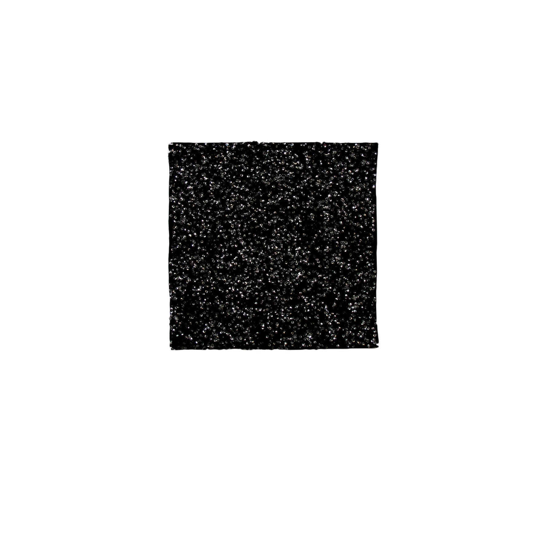 Dazzle Small Designed Square Cushion Cover 30 x 30 cm - Black, White, Sequins - SuperSaverAU - view 1