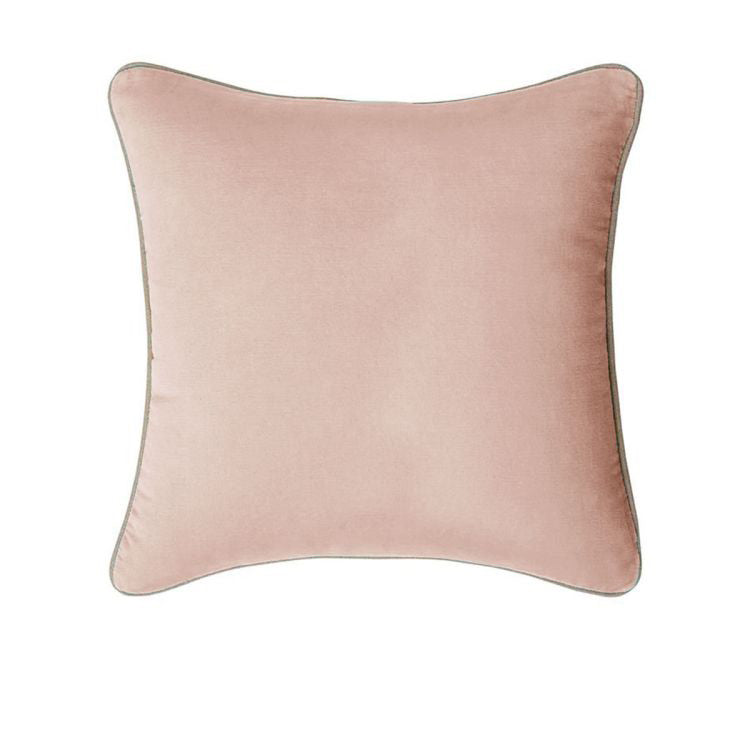 J.elliot 100% Cotton Cushion Cover 60 x 60 cm - Blush, Solid Colour Design - SuperSaverAU - view 1