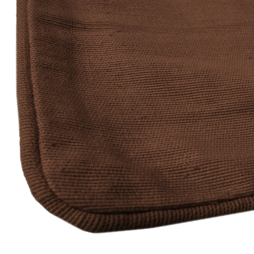 IDC Homewares Lollipop Extra Large Cotton Piped Square Cushion Cover 90 x 90 cm Chocolate - SuperSaverAU - view 3