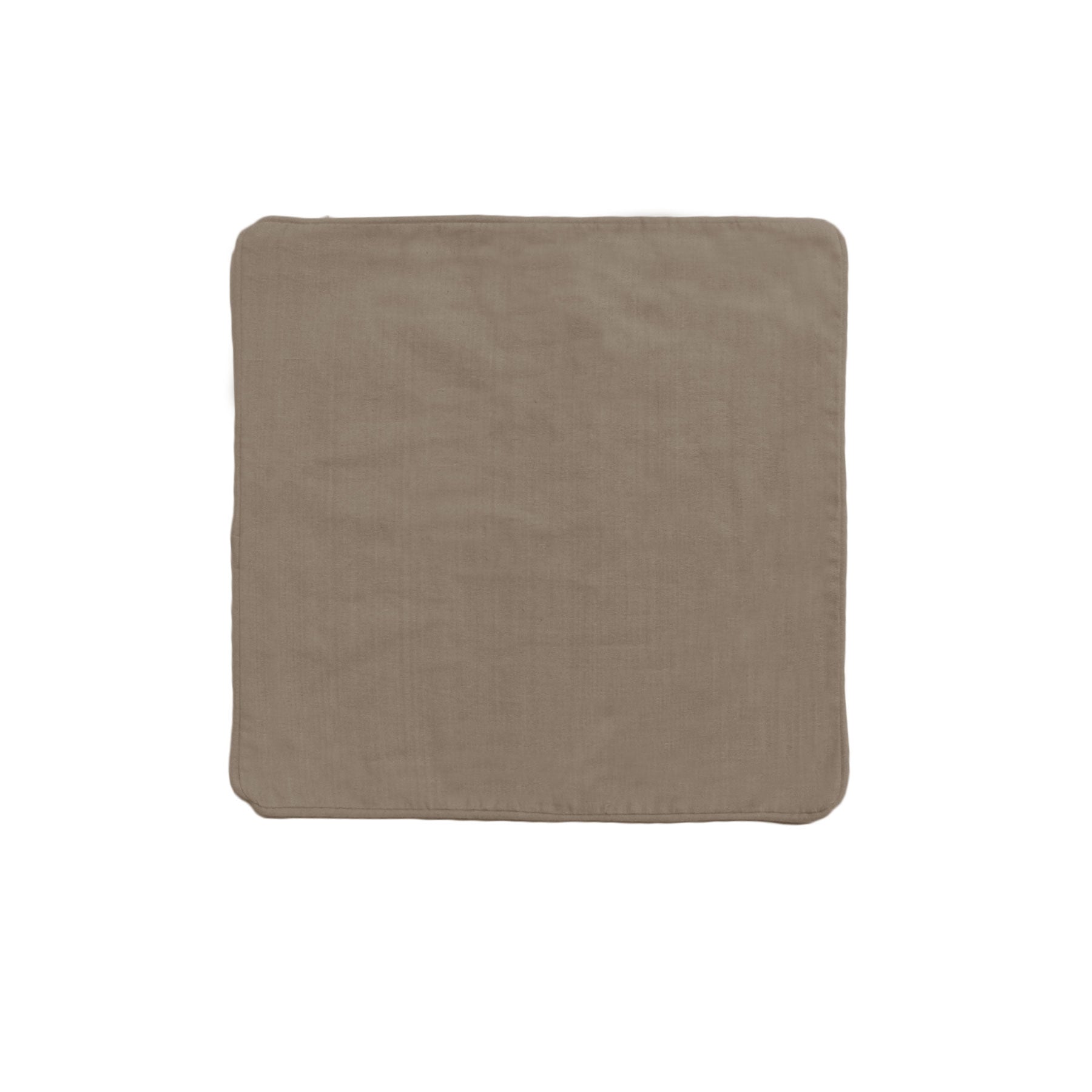 IDC Homewares Panama 100% Cotton Cushion Cover 43 x 43 cm - Mocha, Solid Colour - SuperSaverAU - view 1