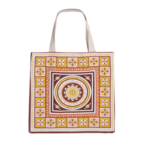 J Elliot Home Kasbah Cotton Tote Shopping Bag 40.5x43x10cm Pink - SuperSaverAU - view 1