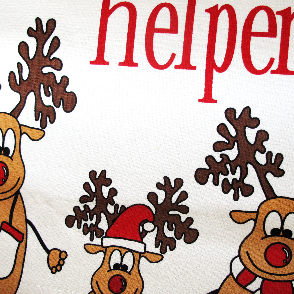 Santa's Little Helper Cotton Table Runner 33 x 180 cm - Reindeer Print Design - SuperSaverAU - view 2