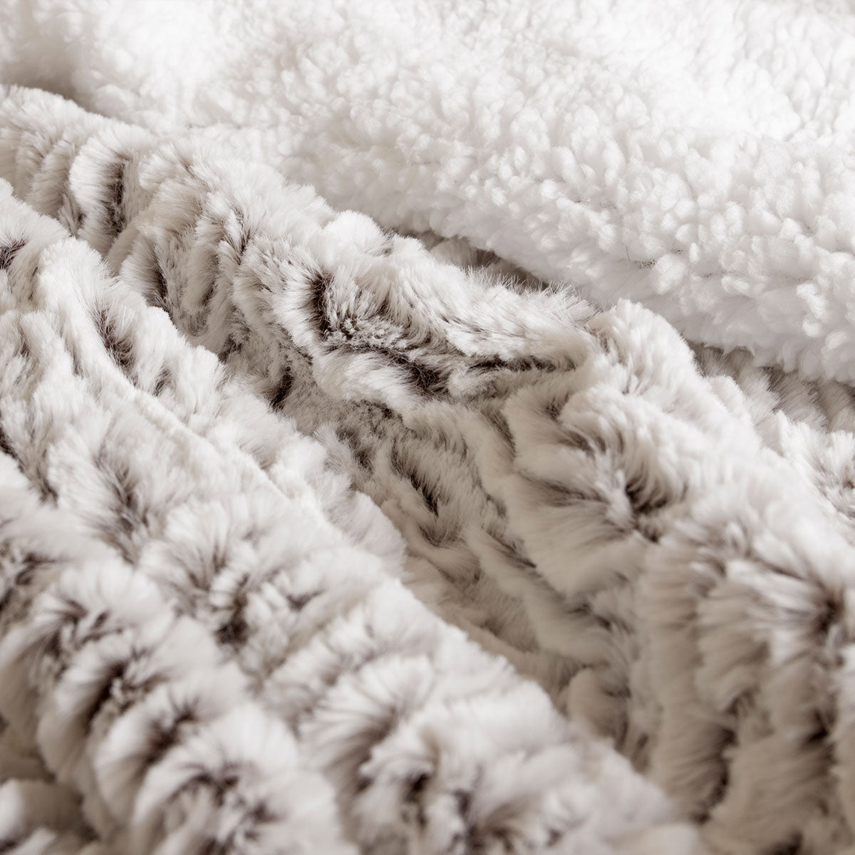 Ardor Faux Fur Bear 3 Piece Comforter Set Single/Double - Soft Sherpa Reverse - SuperSaverAU - view 2