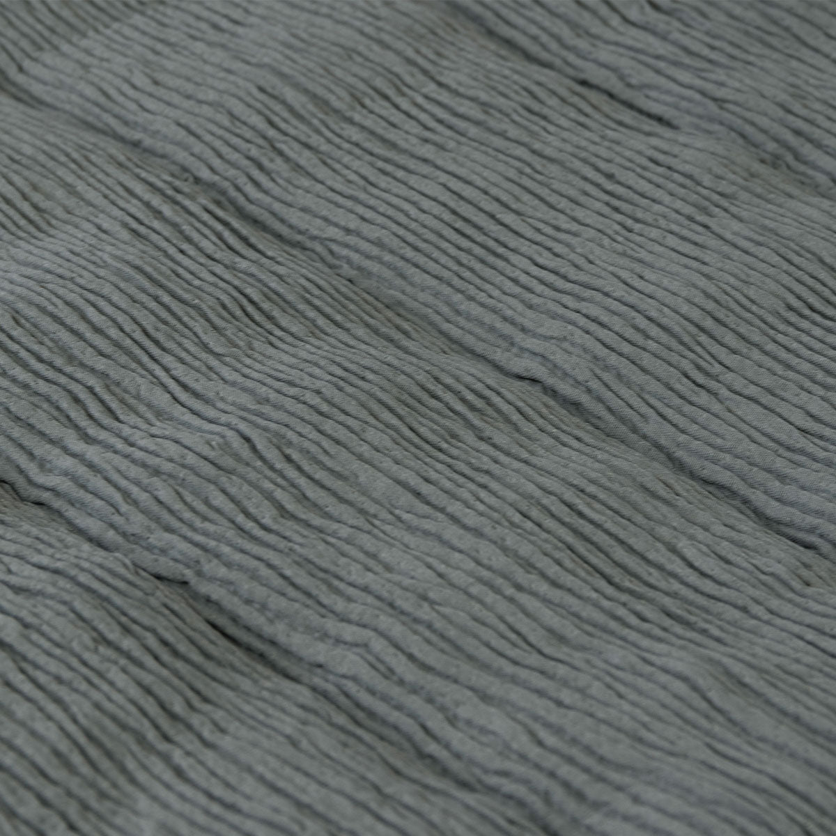 Ardor Charcoal Crinkled Texture Quilt Cover Set King - Textured Design - SuperSaverAU - view 2
