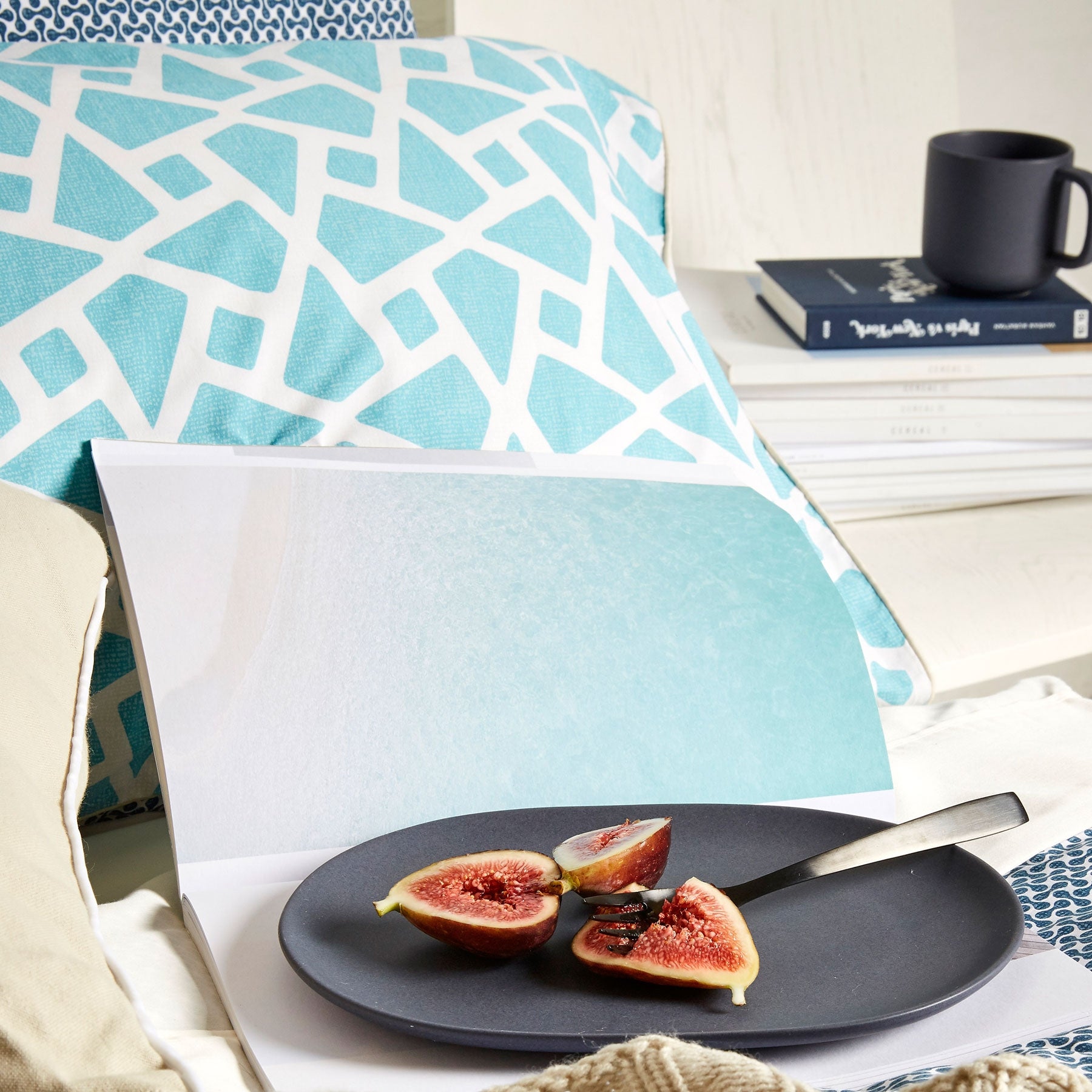 Ardor Coast Reversible Quilt Cover Set 250TC Cotton Queen - Geometric Design - SuperSaverAU - view 2