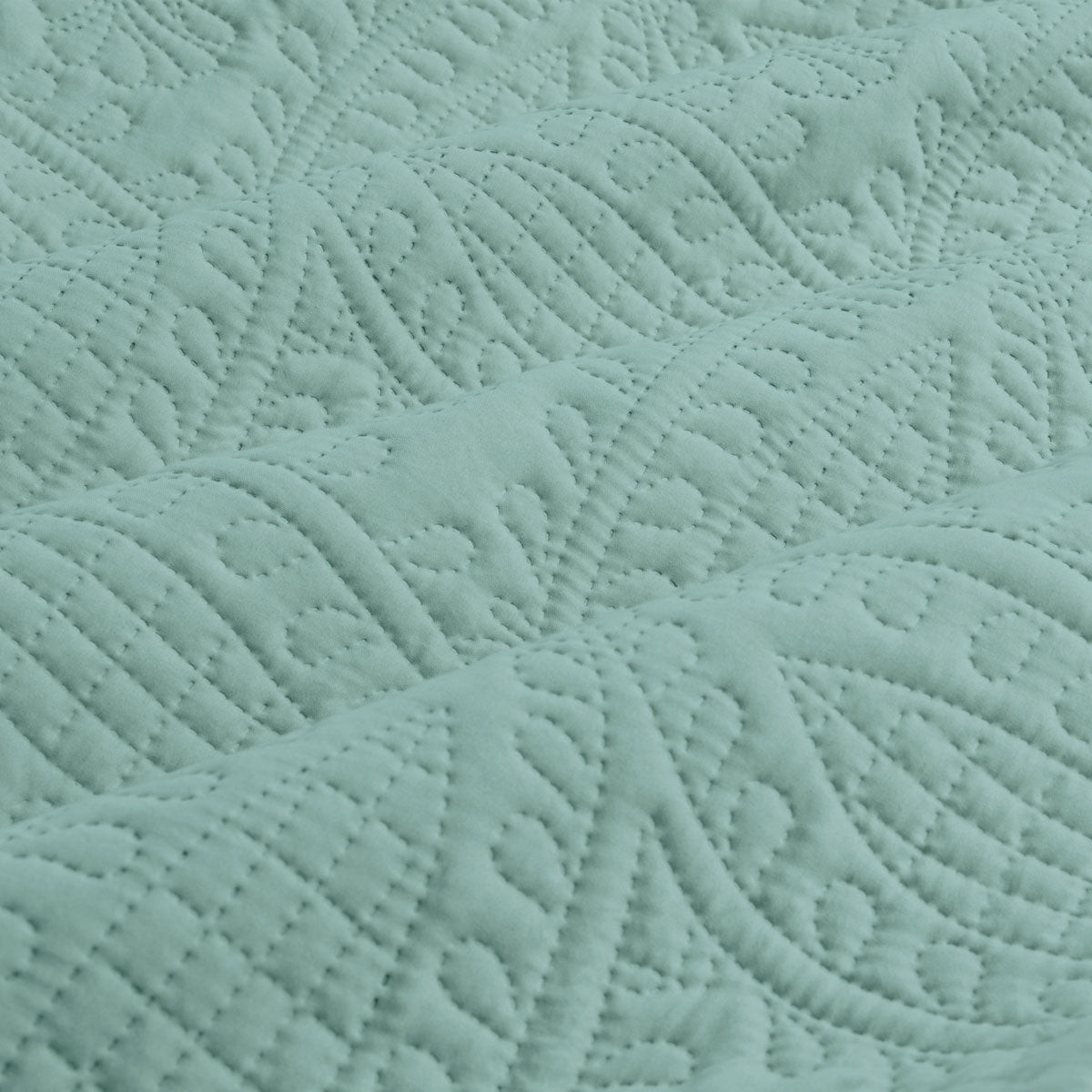 Ardor Eddison Bluestone Light Quilted Embossed Quilt Cover Set Queen - SuperSaverAU - view 2