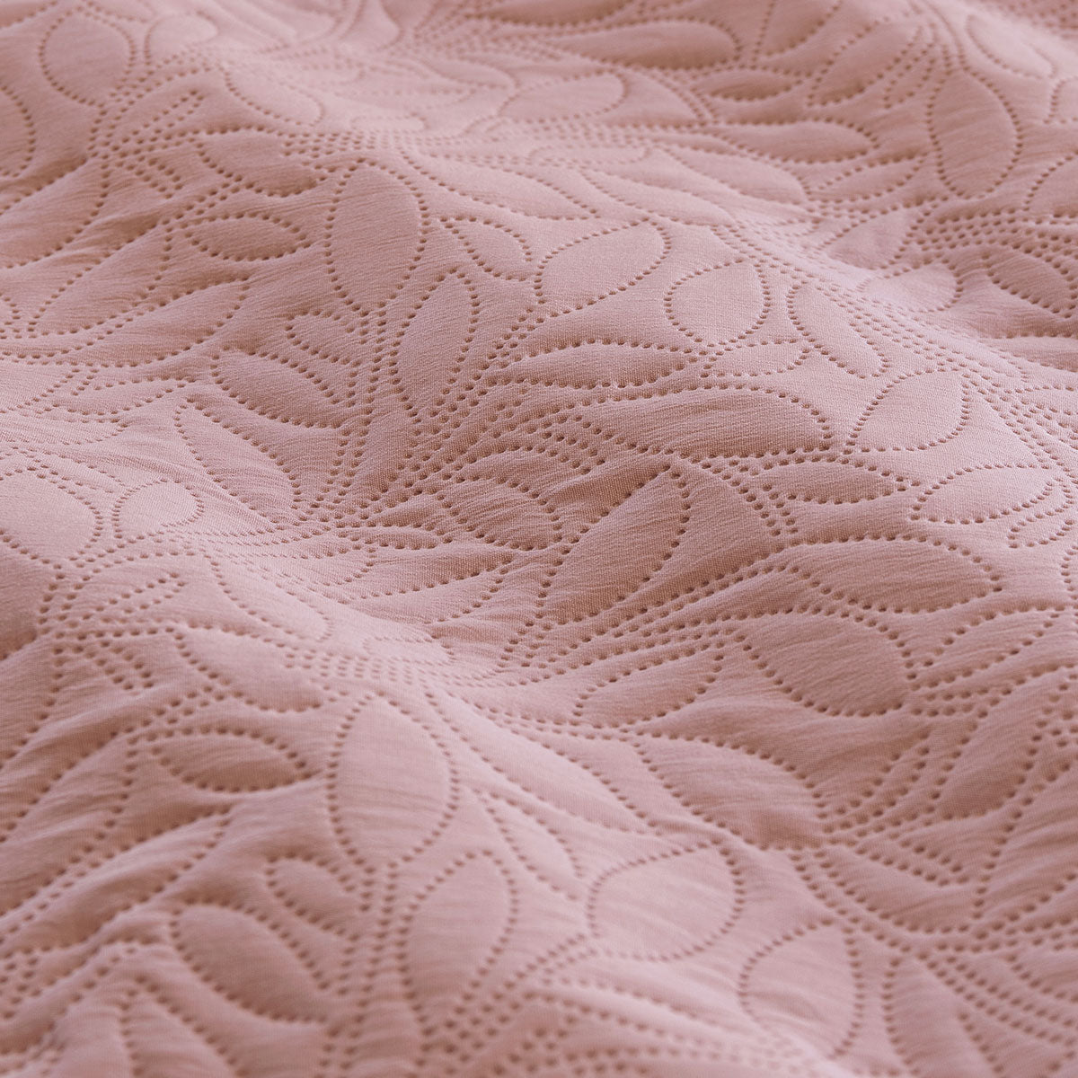 Ardor Lottie Blush Quilt Cover Set Queen - Embossed Foliage Design - SuperSaverAU - view 1