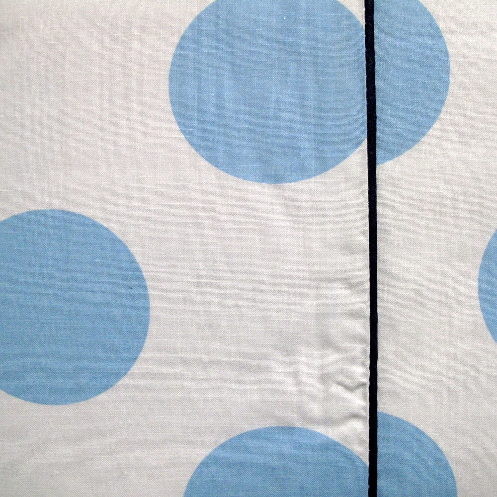 Apartmento Spot Blue Quilt Cover Set - Circular Print Design - King Size 245x210 cm - SuperSaverAU - view 3
