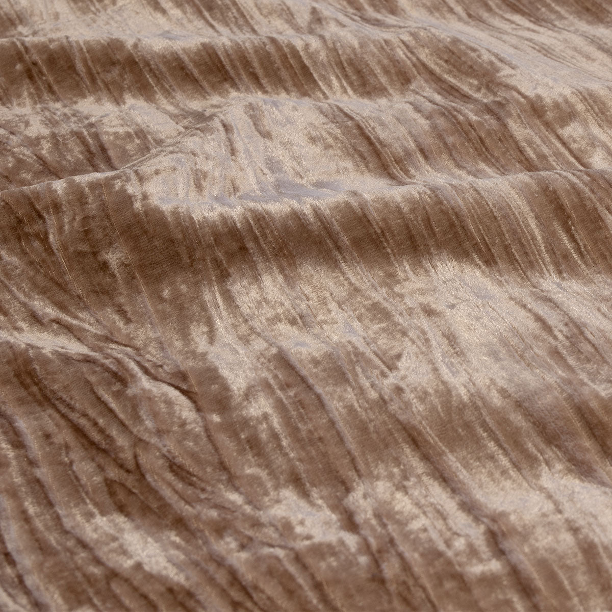 Ardor Vivienne Champagne Crushed Velvet Quilt Cover Set Queen - Textured Design - SuperSaverAU - view 2