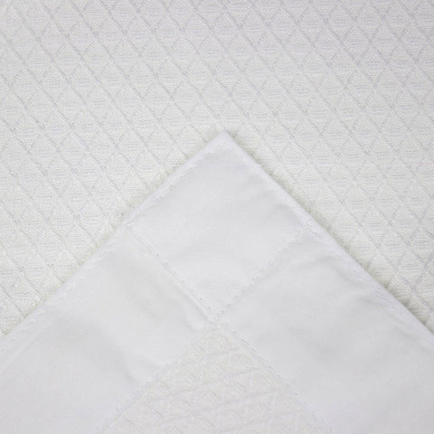 Kidz Kiss Bamboo Waffle Blanket 140x120cm - 100% Rayon Bamboo, Soft & Breathable - SuperSaverAU - view 1