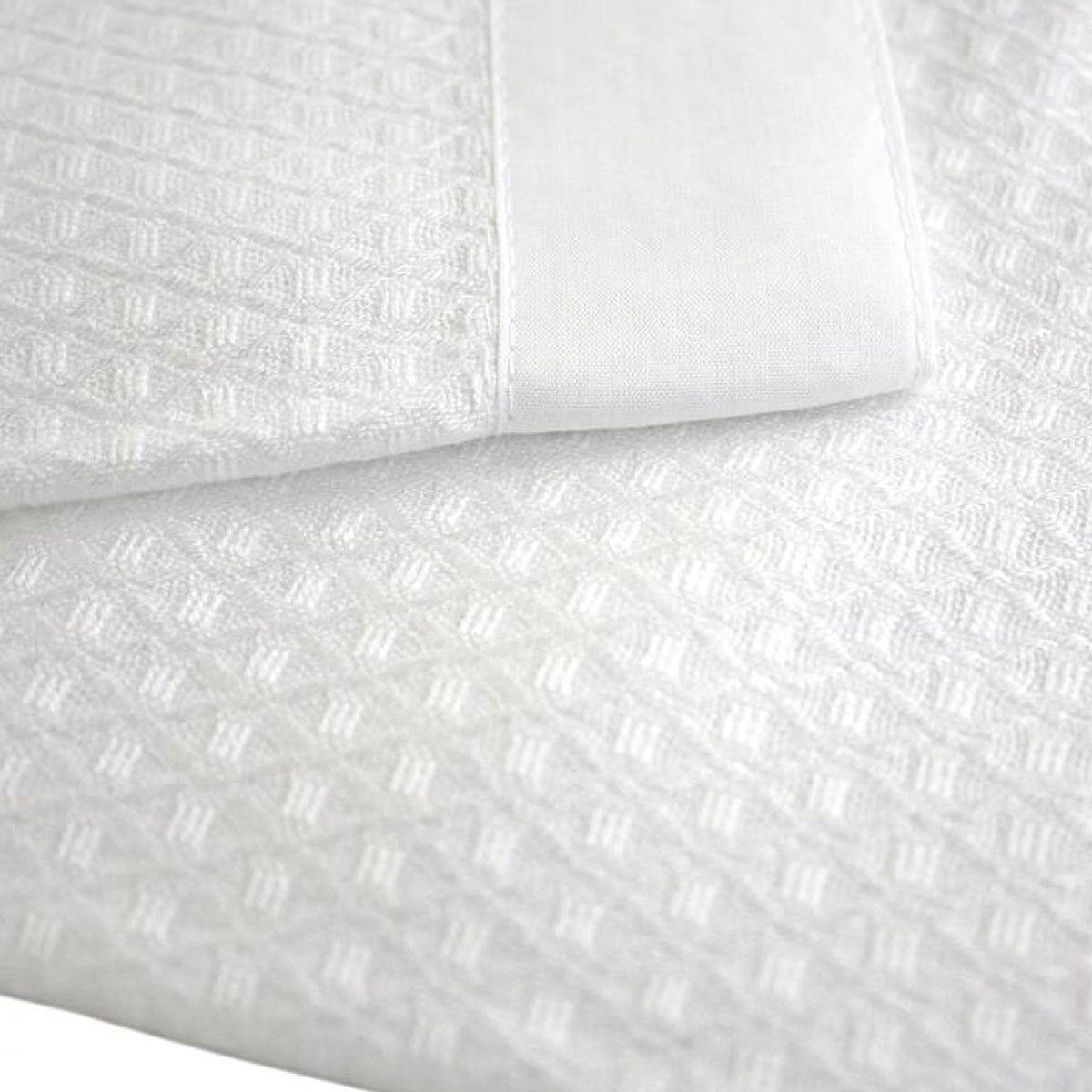 Kidz Kiss Bamboo Waffle Blanket 140x120cm - 100% Rayon Bamboo, Soft & Breathable - SuperSaverAU - view 2