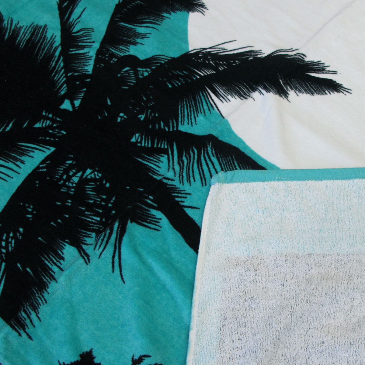 Aqua Blu Bondi Beach Towel 100% Cotton 80 x 150 cm - Soft & Absorbent - SuperSaverAU - view 1