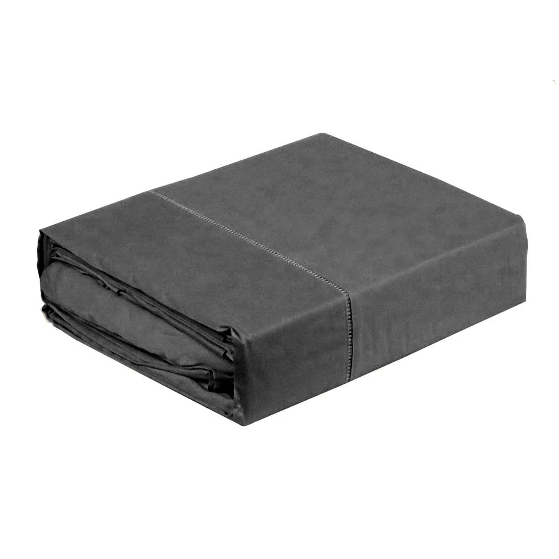Ramesses 400TC Bamboo/Cotton Sheet Set Charcoal King - Eco-friendly, Soft Feel - SuperSaverAU - view 1