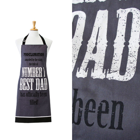 Ladelle Cotton Apron 70 x 89 cm - AZO Free Dyes, European Quality Standards - SuperSaverAU - view 1
