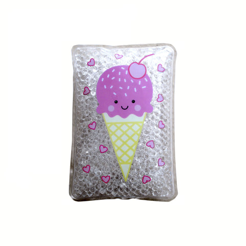Gel Bead Hot/Cold Pack Cherry On Top Print PVC Outer 8x14cm - SuperSaverAU - view 1