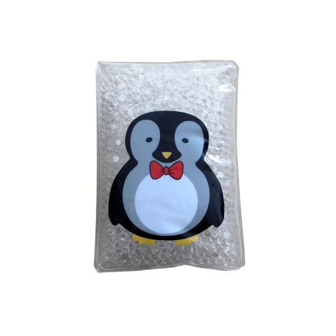 Gel Bead Hot/Cold Pack Mr Penguin Print PVC Outer 8x14cm - SuperSaverAU - view 1