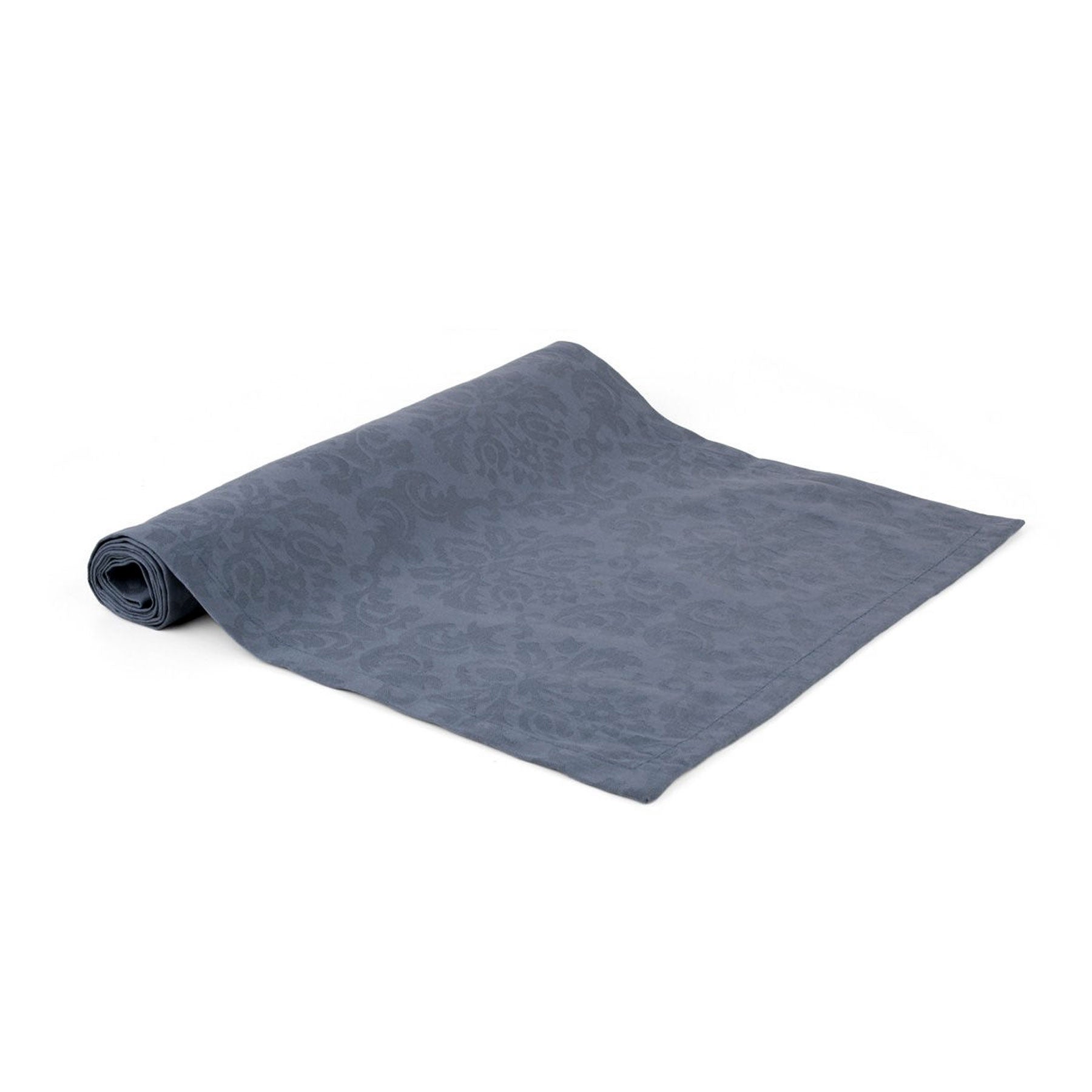 Ladelle Madison Blue 100% Cotton Damask Jacquard Table Runner 40 x 150 cm - SuperSaverAU - view 1