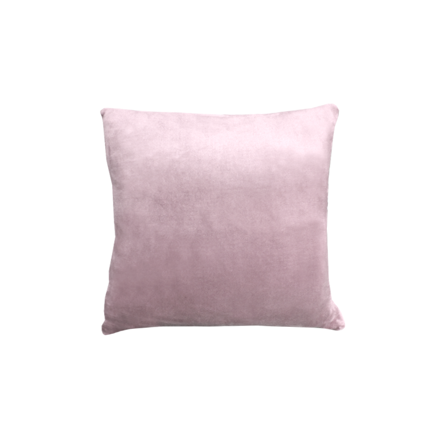 Alastairs Augusta Faux Mink Square Cushion Blush 43x43 cm Quilted Design - SuperSaverAU - view 1