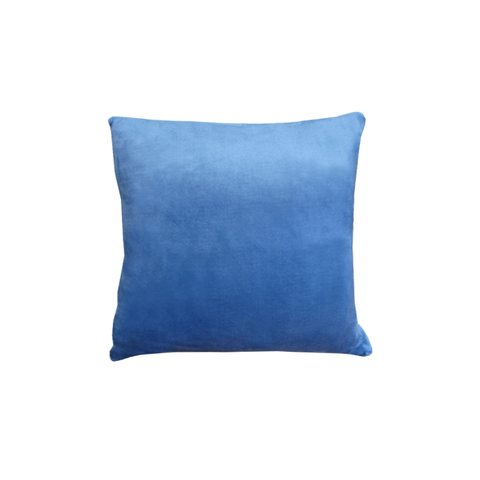 Alastairs Augusta Faux Mink Square Cushion 43x43 cm - Quilted Design Denim - SuperSaverAU - view 1