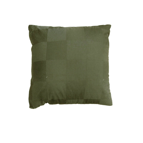 Orient Sense Olive Gingham Jacquard Cushion Cover 45cm x 45cm - SuperSaverAU - view 1