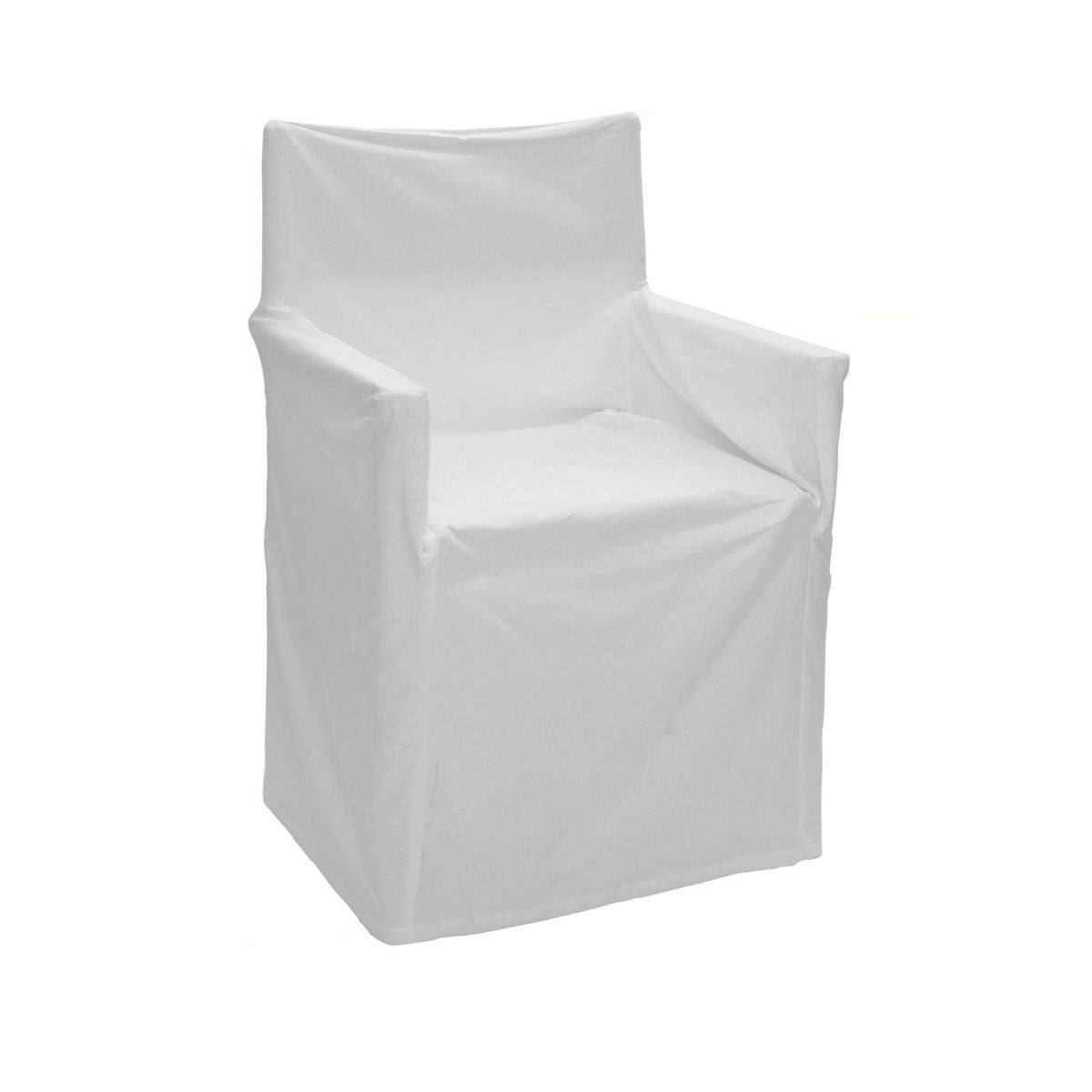 Rans Alfresco Cotton Director Chair Cover - Plain White - SuperSaverAU - view 1