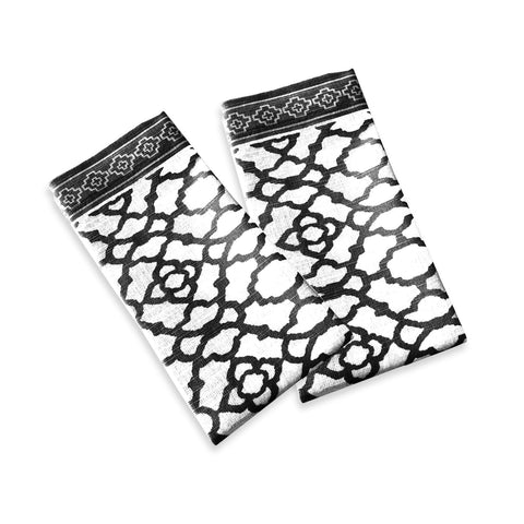 Rans Set of 2 Pure Cotton Vintage Napkins 45 x 45 cm - Timeless Print, Designed in NY - SuperSaverAU - view 1