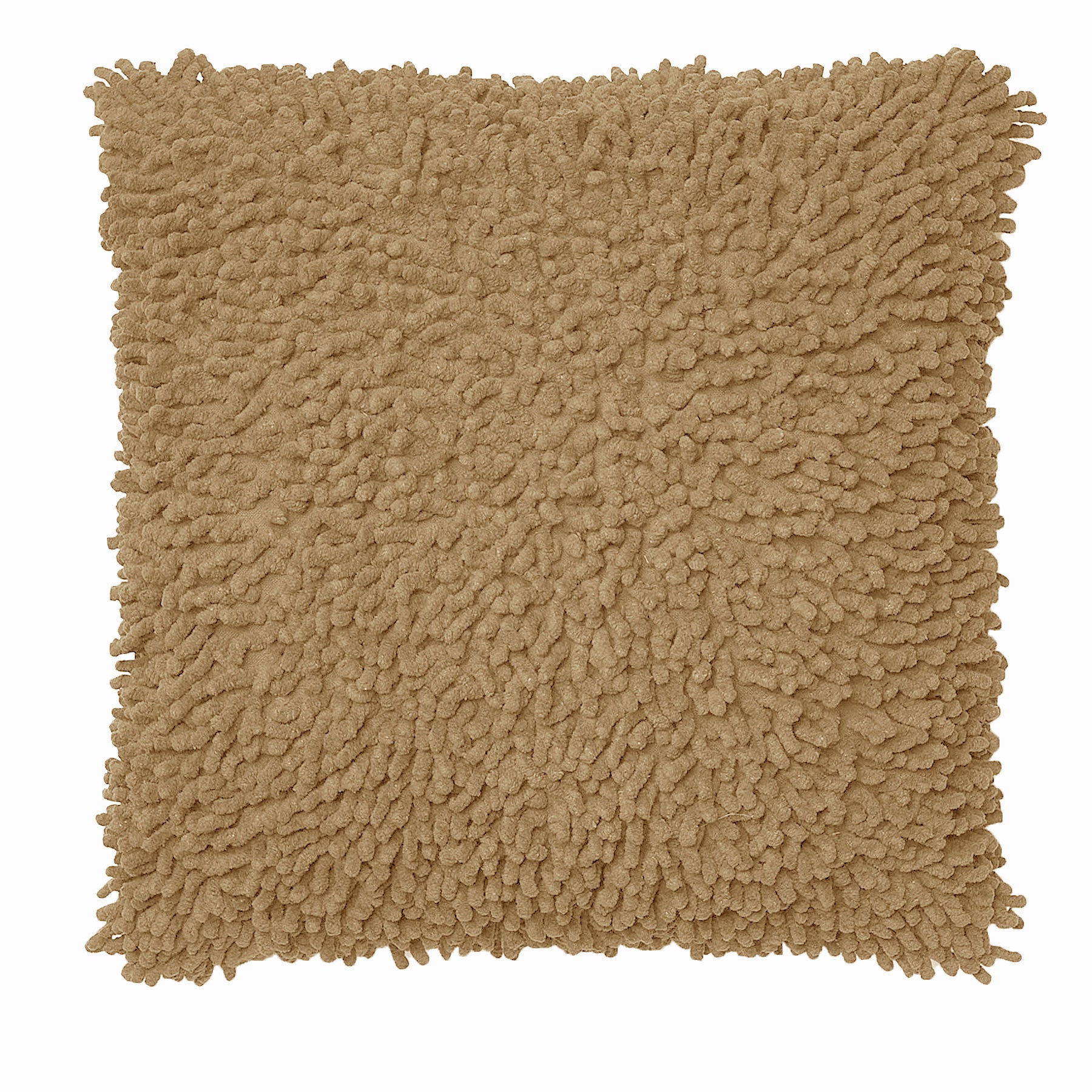 Rapee Hermosa Shaggy Filled Cushion - Taupe 43cm x 43cm, Modern Design - SuperSaverAU - view 1