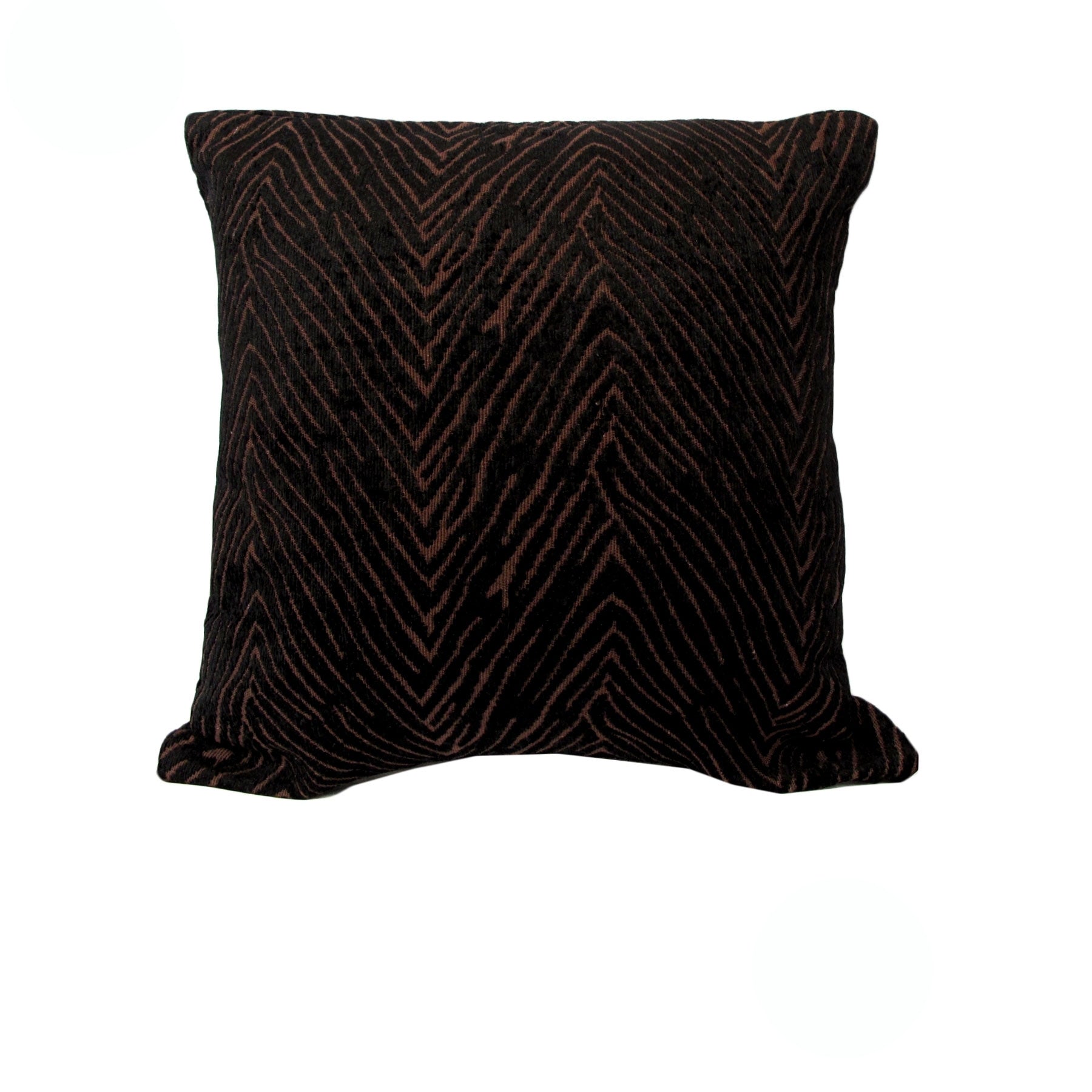 Rapee Capetown Jacquard Cushion Cover 45 x 45 cm - Chevron Design, Black - SuperSaverAU - view 1