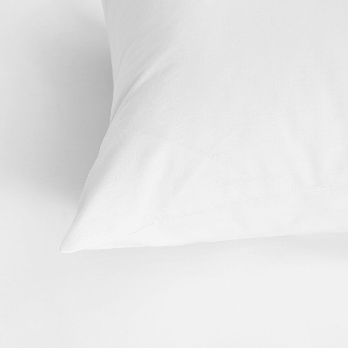 Minikins Junior Cotton Combo Fitted Sheet Set White King Single - Solid Colour, 180 Thread Count - SuperSaverAU - view 3