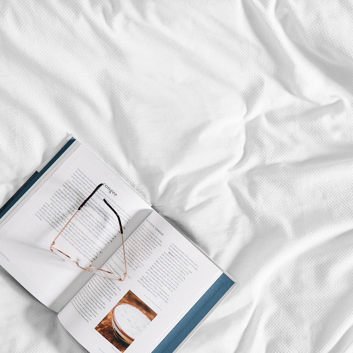 Dickies Cotton Waffle Quilt Cover Set - White, King