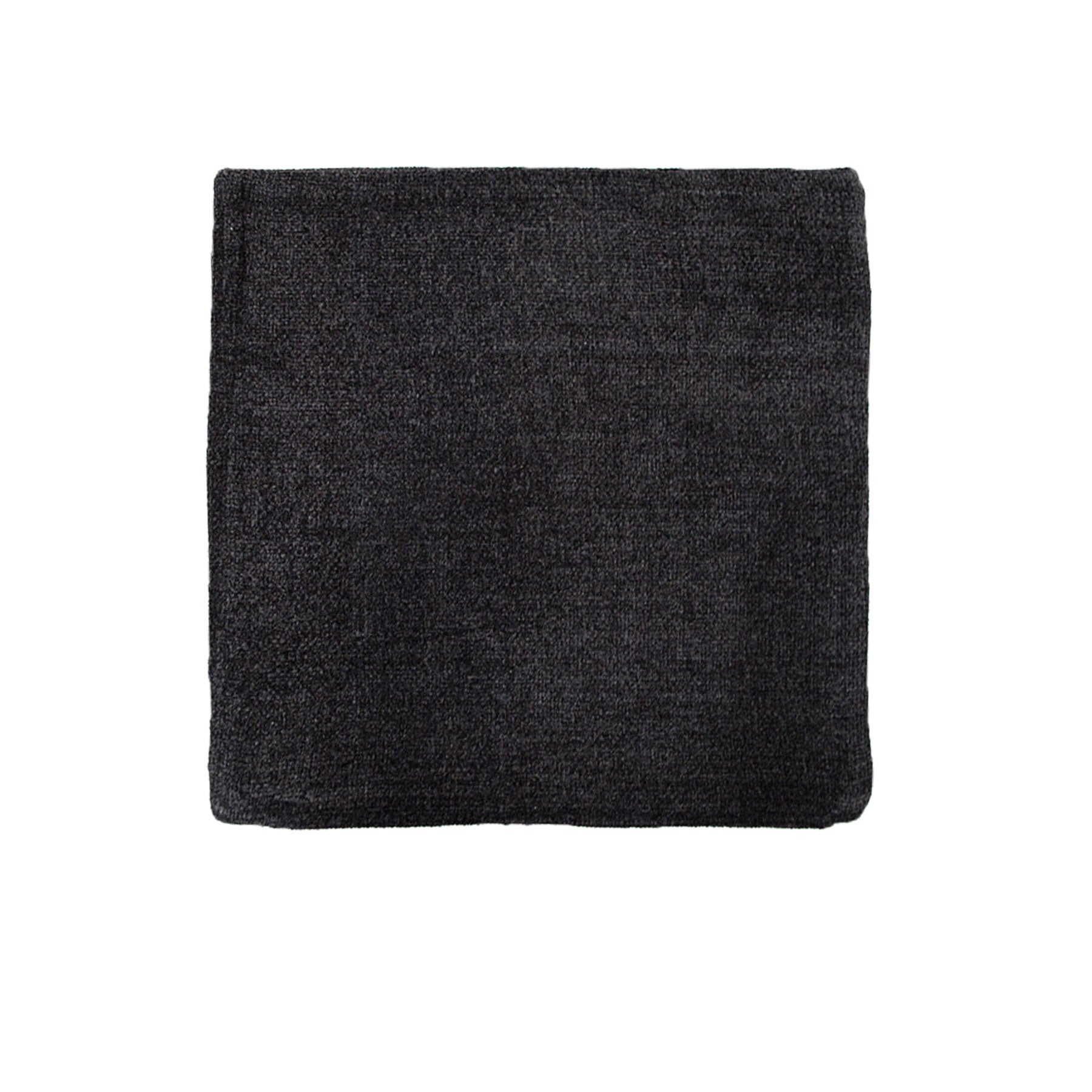 Impressions Australia Oxford Chenille Cushion Cover 45 x 45 cm - Black, Solid Colour - SuperSaverAU - view 1