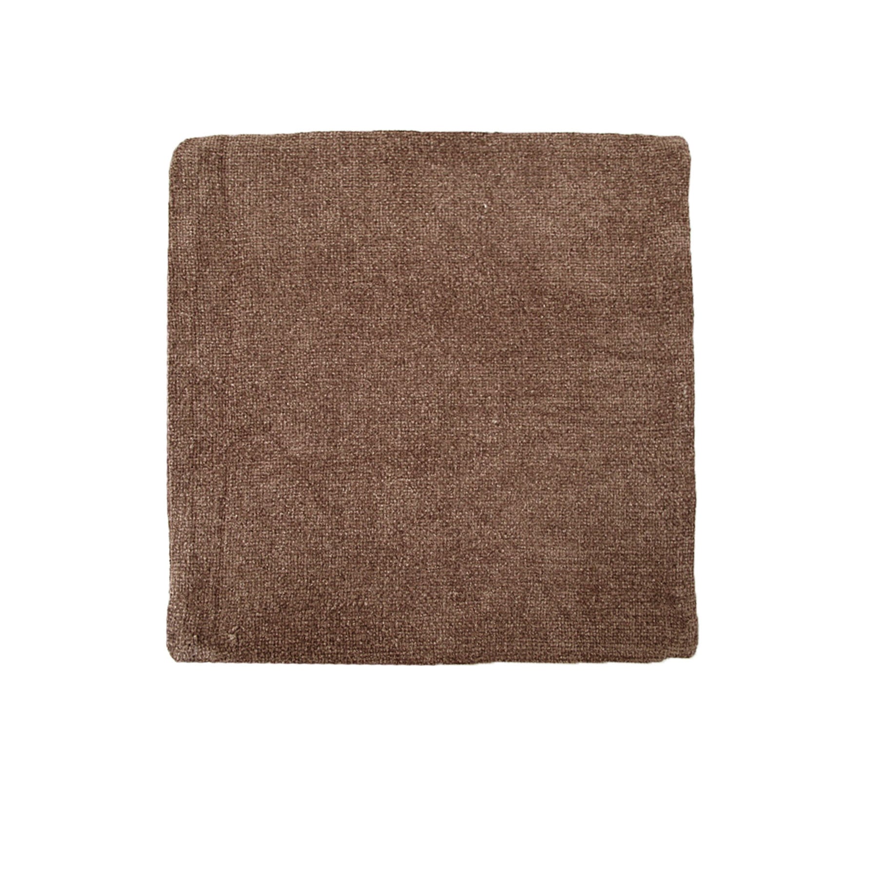 Impressions Australia Oxford Chenille Cushion Cover 45 x 45 cm - Brown, Solid Colour - SuperSaverAU - view 1
