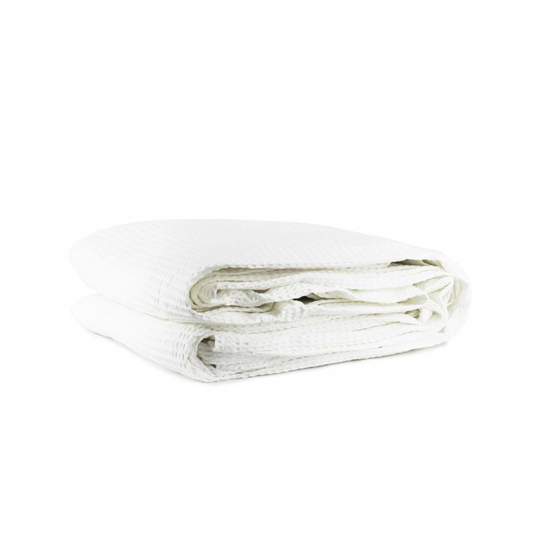 Jason Cotton Waffle Blanket White - 180 x 245 cm, 100% Cotton, Waffle Design - SuperSaverAU - view 1
