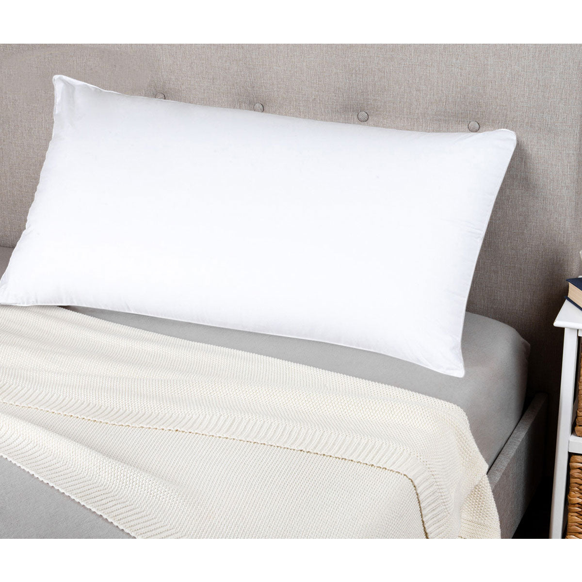 Heavenly Dream Cotton Cover King Pillow 90 x 50cm - Soft & Supportive - SuperSaverAU - view 1