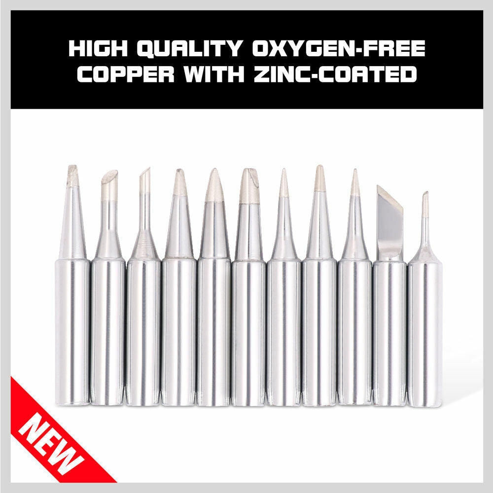 11Pc Soldering Iron Tips Solder Rework Lead Free Hakko Soldering Station AU - SuperSaverAU - view 3
