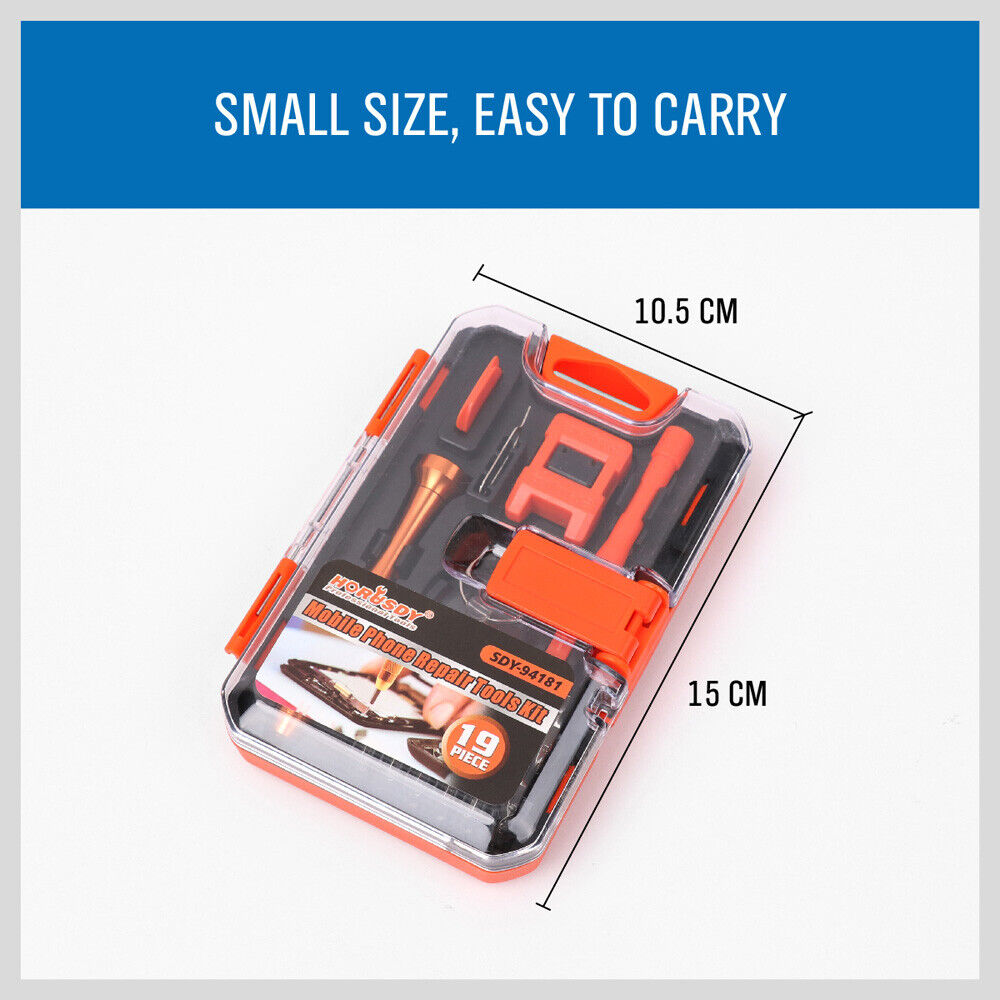 HORUSDY 18 in 1 Mobile Phone Repair Tools Kit Pry Opening Tool Screwdriver - SuperSaverAU - view 11