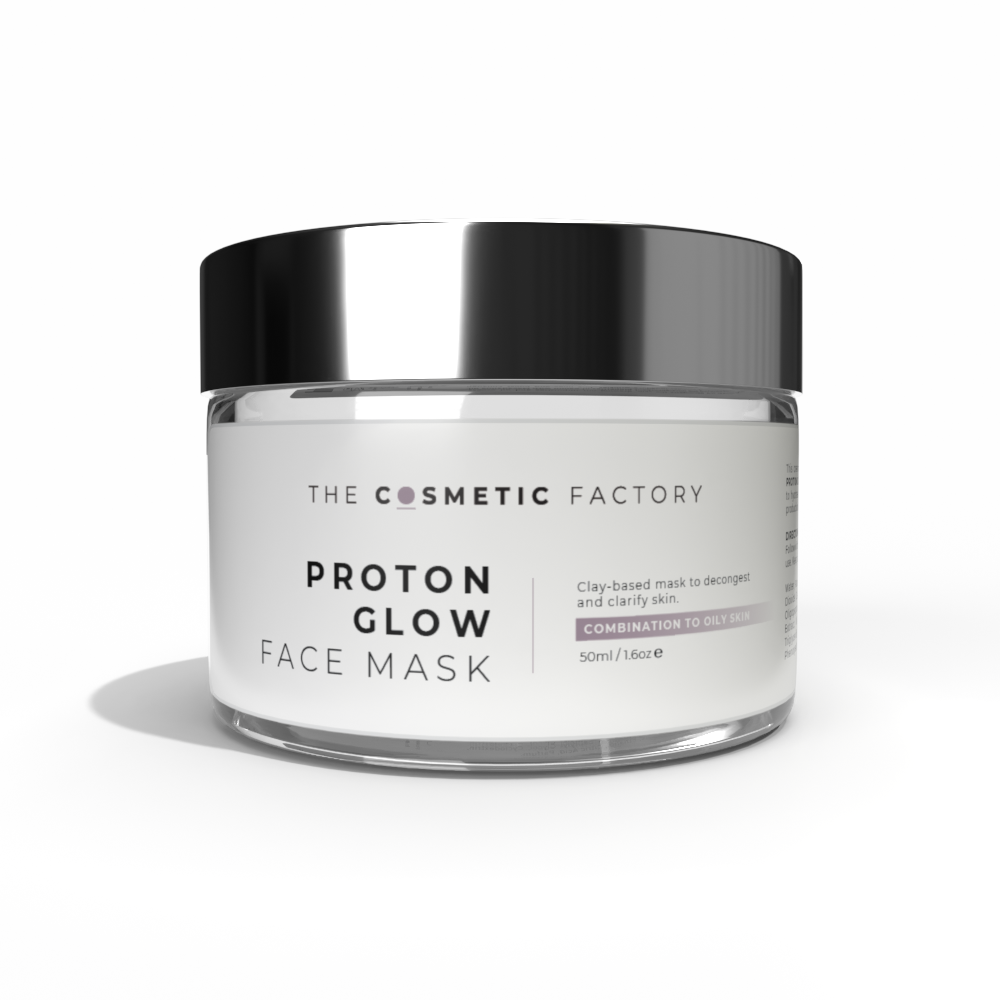 PROTON GLOW Face Mask | 50ML - Hydrating Clay Mask with Peptides for Oily Skin - SuperSaverAU - view 1