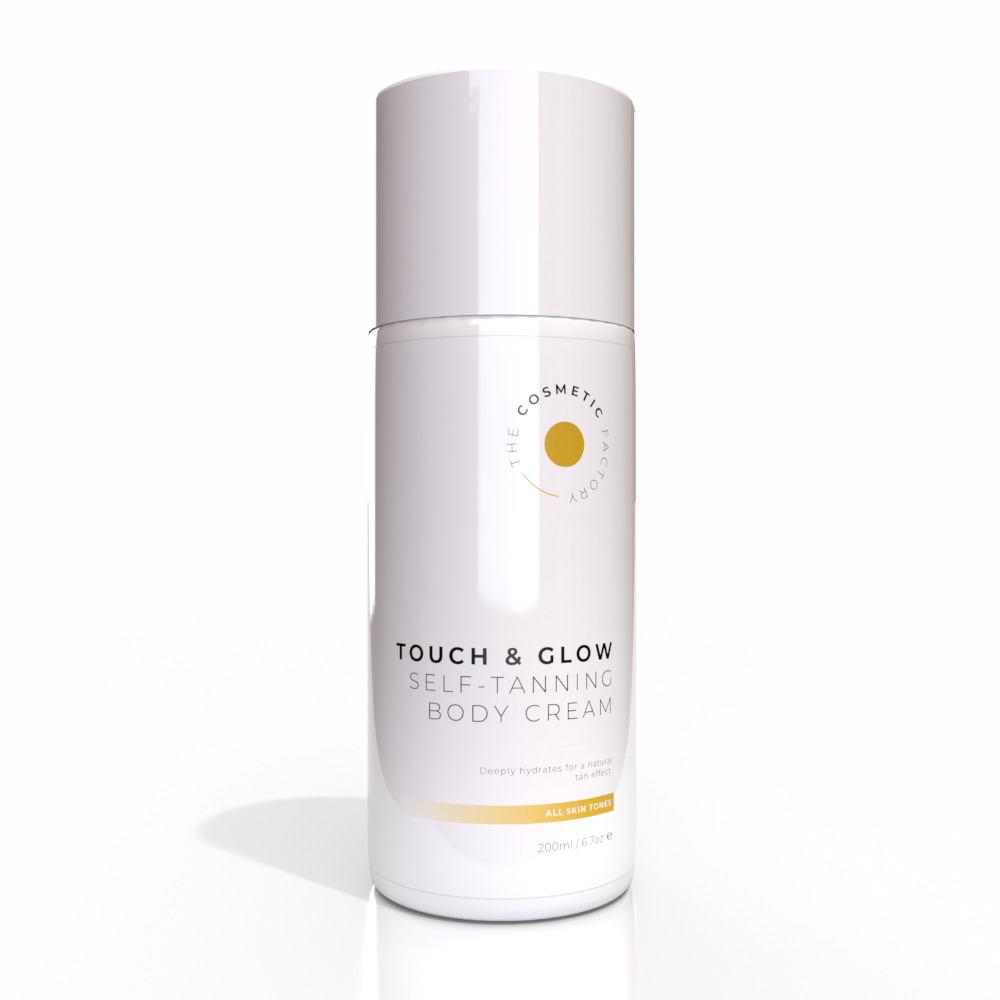 TOUCH & GLOW Self-Tanning Body Cream | Natural Tan, Hydrating | 200ML - SuperSaverAU - view 1