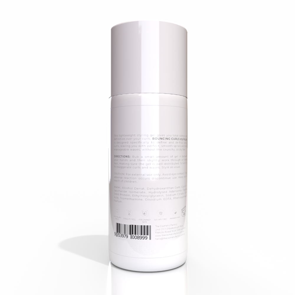 BOUNCING CURLS Styling Gel | Lightweight, Frizz-Free, Curl Definition | 100ML - SuperSaverAU - view 2