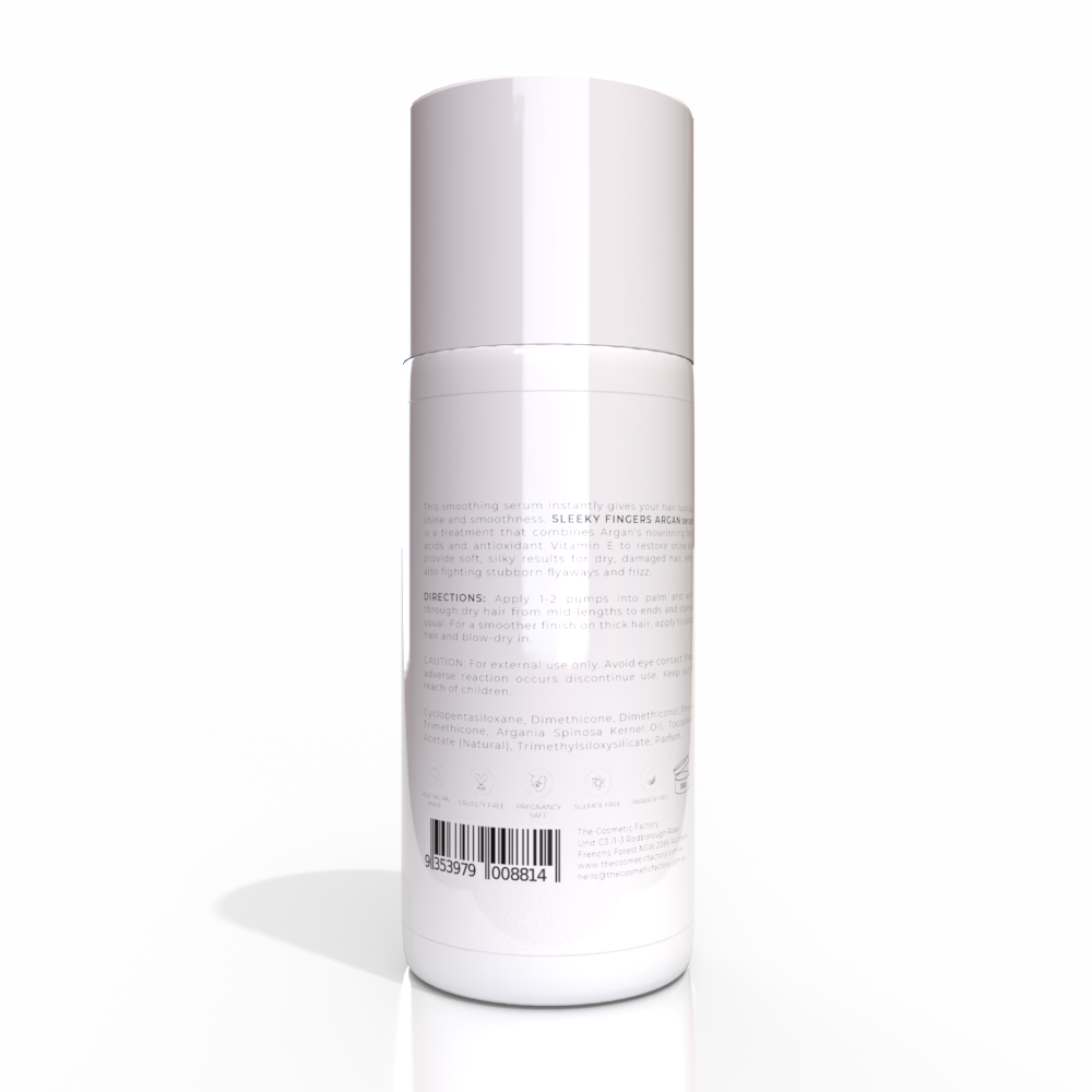 SLEEKY FINGERS Argan Serum 100ML - Shine, Smoothness & Frizz Control - SuperSaverAU - view 2