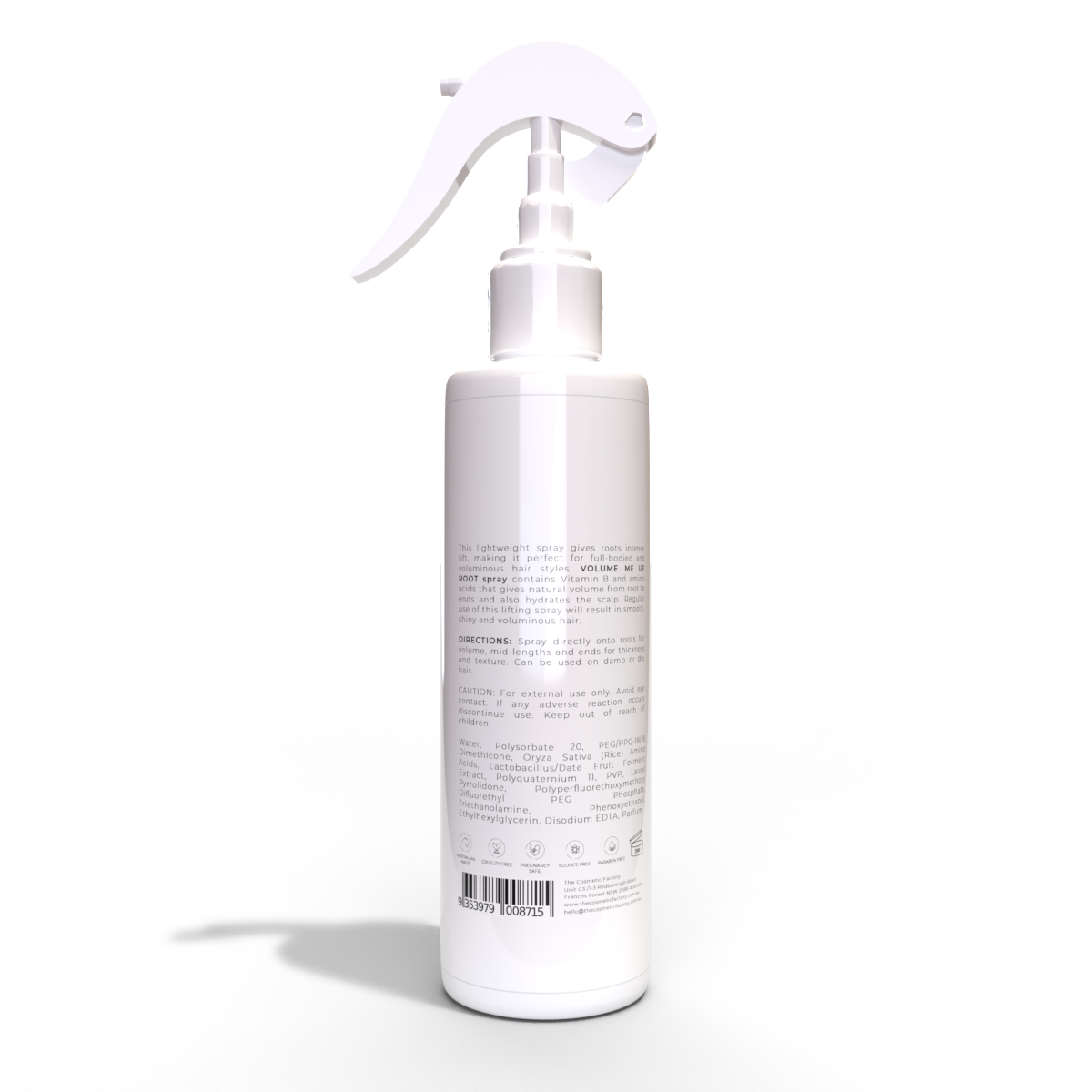 VOLUME ME UP ROOT SPRAY | 225ML - Intense Lift, Hydrating, Smooth Finish - SuperSaverAU - view 2