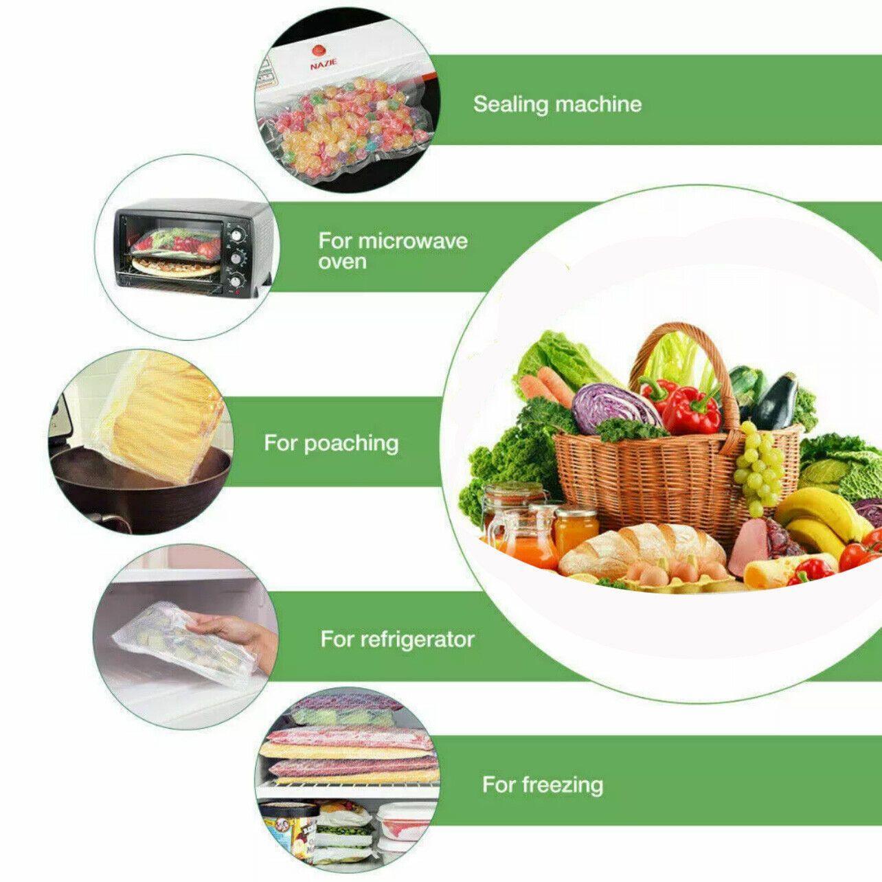 100pcs Vacuum Food Sealer Bags 30x40cm BPA Free Commercial Grade Storage - SuperSaverAU - view 3