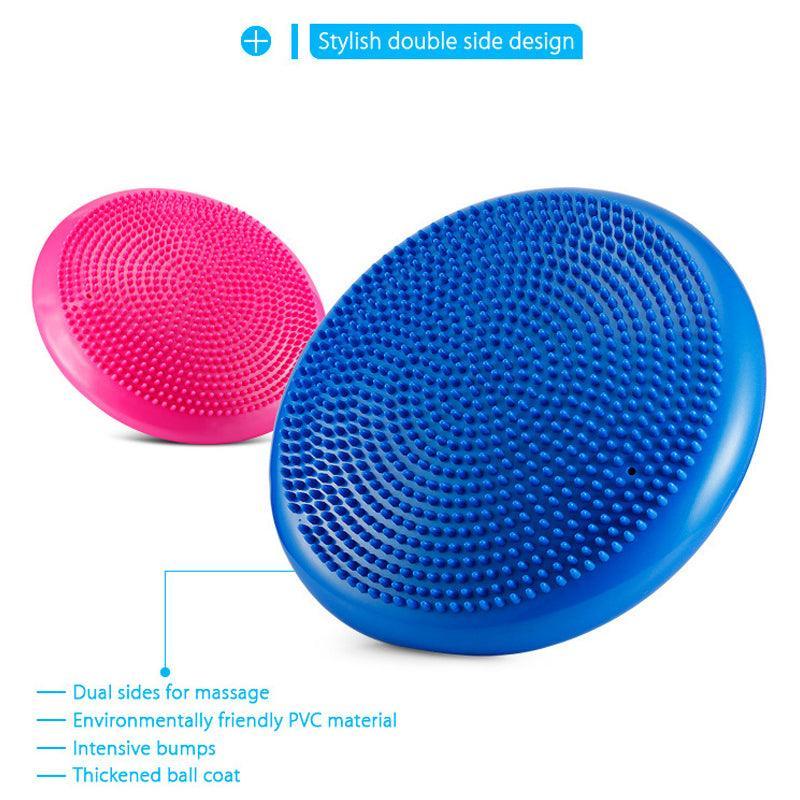 Red Balance Stability Cushion Wobble Air Disc for Rehab Exercise - SuperSaverAU - view 4