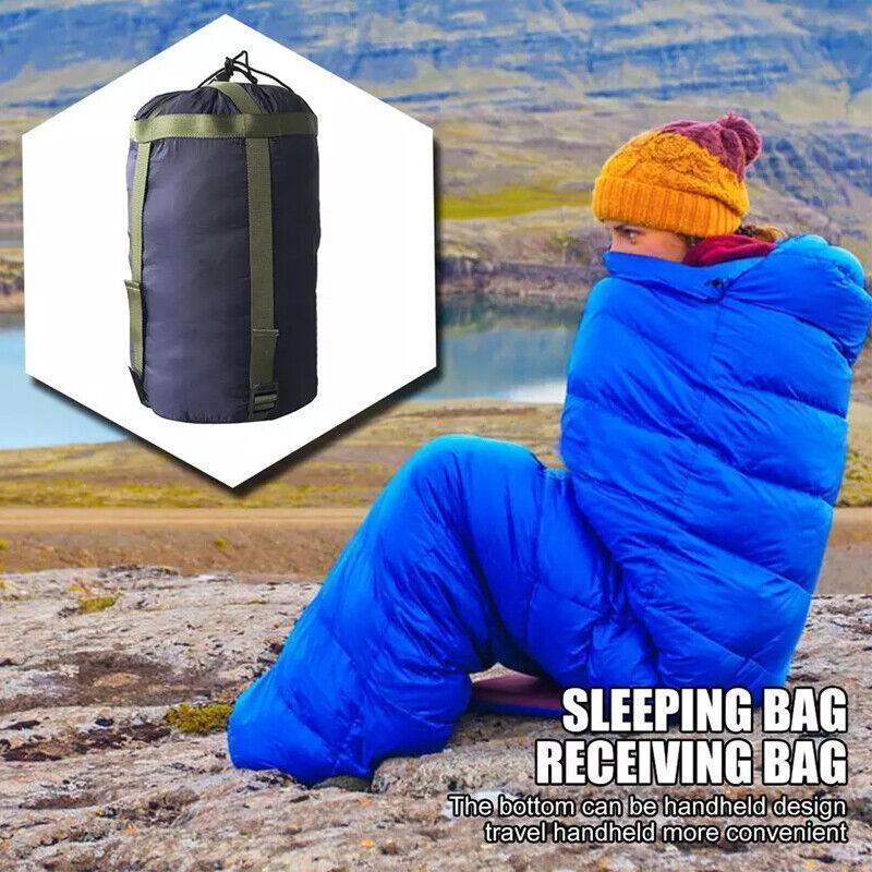 Premium Sleeping Bag Compression Storage Sack - Lake Blue