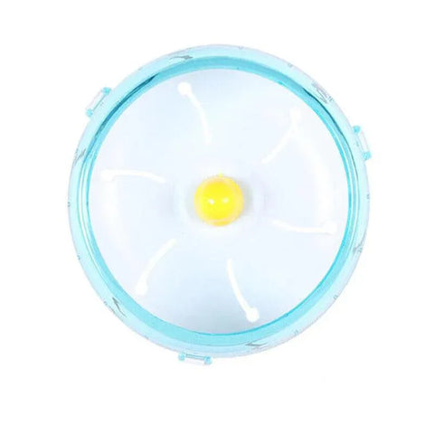 Premium Hamster Guinea Pig Running Disc Wheel - Blue 21cm