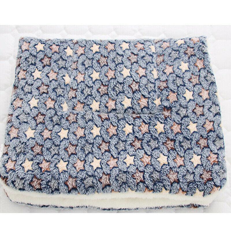 Premium Soft Pet Cushion Mattress Warm Pad - Navy Cat S