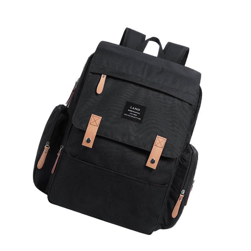 Multifunctional Diaper Backpack Changing Bag - Beige Grey - SuperSaverAU - view 8
