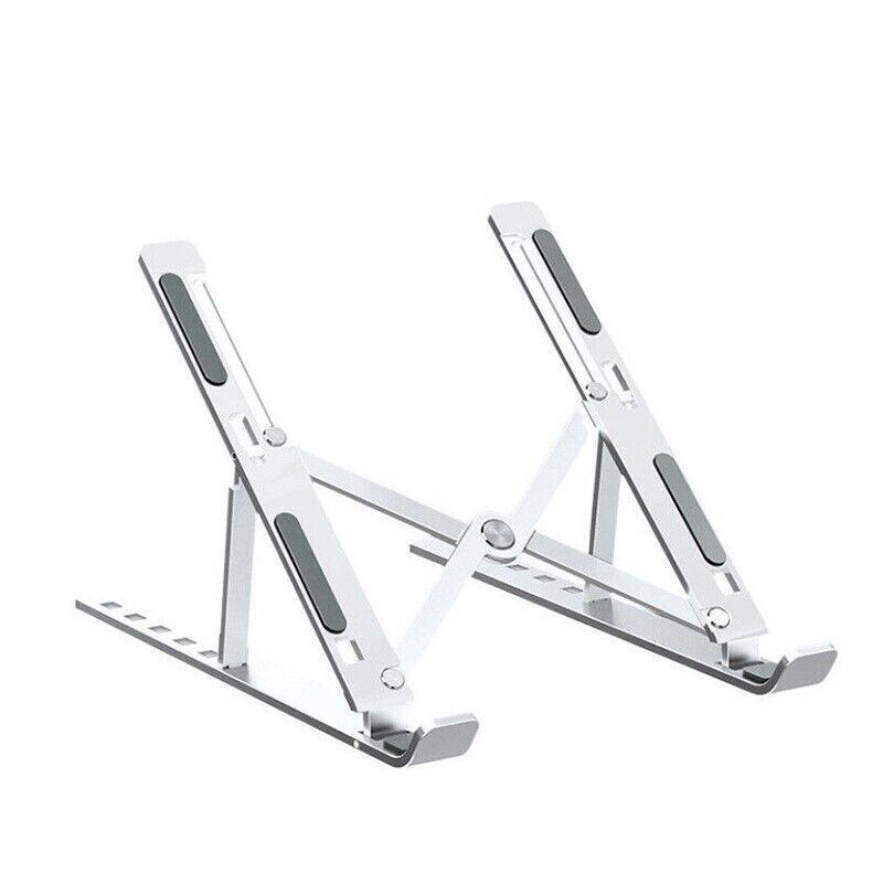 Adjustable Portable Laptop Stand - Aluminum Alloy for 11 to 17.3 Inch Devices - Silver - SuperSaverAU - view 6