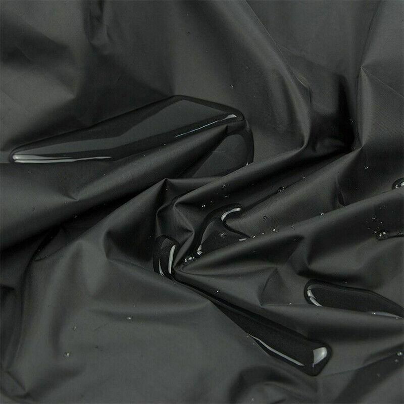 Premium 230x110cm Round Waterproof Outdoor Furniture Cover Black Garden Table Protector